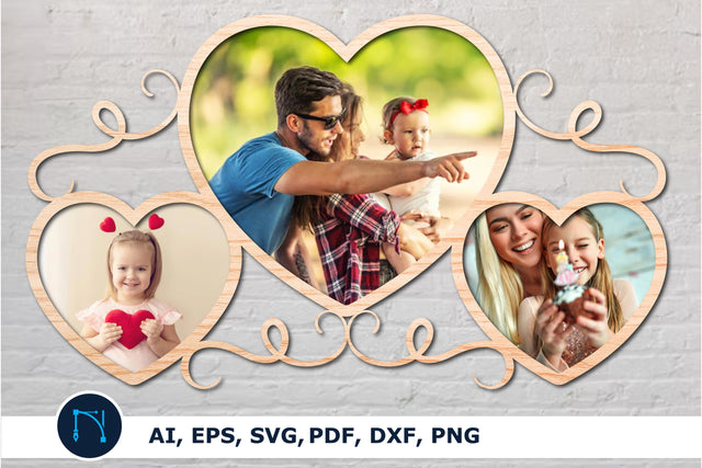 laser cut Family Photo Frame SVG file SVG MD JOYNAL ABDIN 