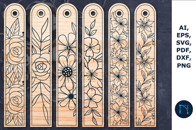 laser cut floral bookmark SVG bundle SVG MD JOYNAL ABDIN 