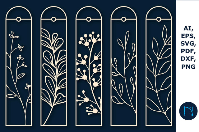 laser cut floral bookmark SVG Bundle SVG MD JOYNAL ABDIN 