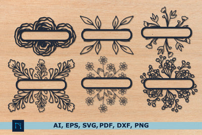 laser cut floral ornaments SVG bundle SVG MD JOYNAL ABDIN 