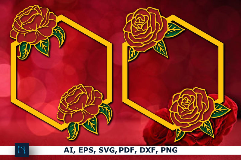 laser cut floral photo frame SVG Bundle SVG MD JOYNAL ABDIN 