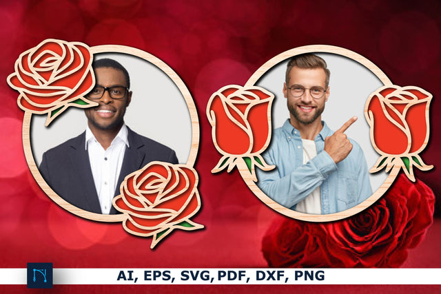 laser cut floral photo frame SVG Bundle SVG MD JOYNAL ABDIN 