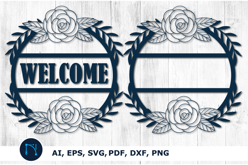 laser cut Flower Frame Sign Wall Art svg SVG MD JOYNAL ABDIN 