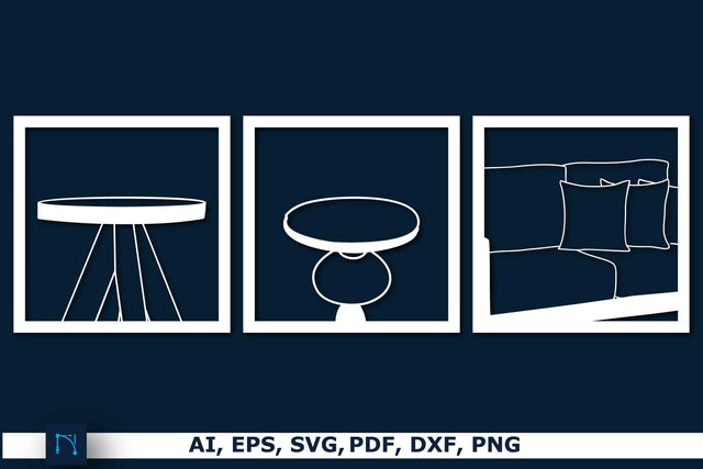 laser cut furniture Wall Decor Bundle SVG SVG MD JOYNAL ABDIN 