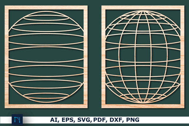 Laser Cut Geometry Decor SVG Bundle SVG MD JOYNAL ABDIN 