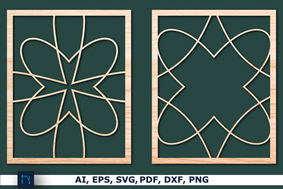 Laser Cut Geometry Decor SVG Bundle SVG MD JOYNAL ABDIN 