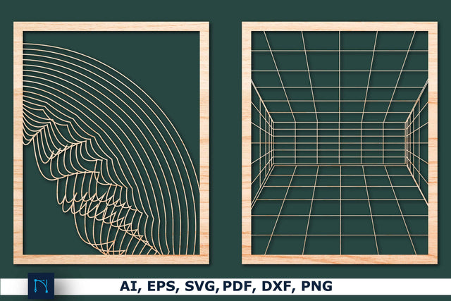 Laser Cut Geometry Decor SVG Bundle SVG MD JOYNAL ABDIN 