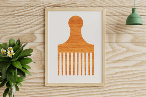 Laser Cut Hair Comb SVG Bundle SVG Regulrcrative 