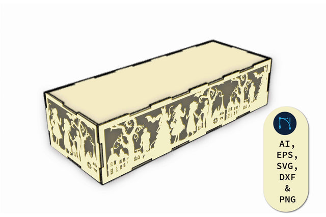 Laser Cut Halloween Box SVG SVG MD JOYNAL ABDIN 