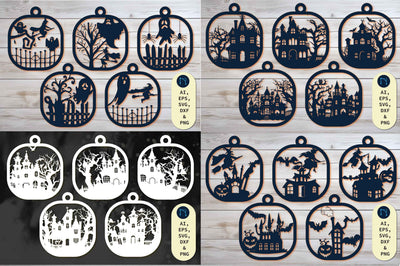 Laser Cut Halloween Decor SVG Bundle SVG MD JOYNAL ABDIN 