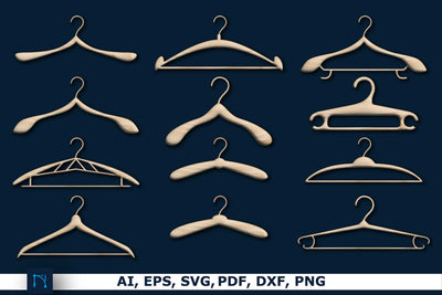 Laser Cut Hanger SVG Bundle SVG MD JOYNAL ABDIN 