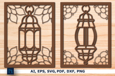 laser cut Islamic wall decor SVG Bundle SVG MD JOYNAL ABDIN 