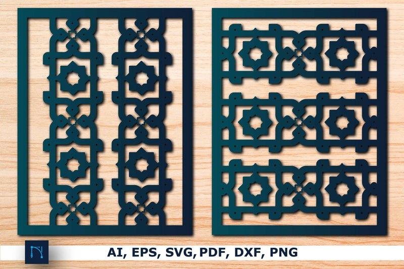 laser cut Islamic wall decor SVG Bundle SVG MD JOYNAL ABDIN 