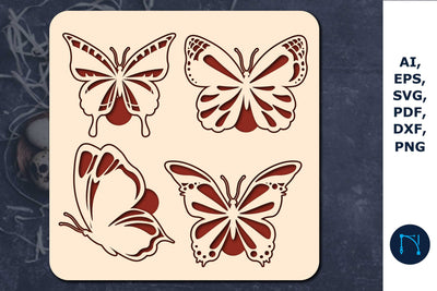 laser cut Kid’s Butterfly Puzzle SVG SVG MD JOYNAL ABDIN 
