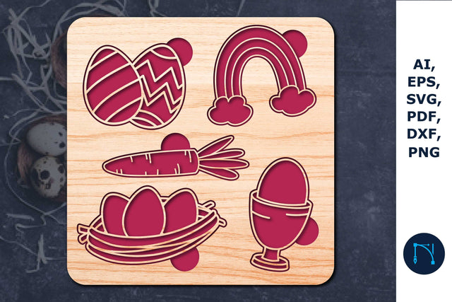 laser cut Kid’s Easter element Puzzle SVG SVG MD JOYNAL ABDIN 