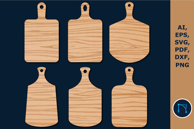 Laser Cut Kitchen Cutting Board Set SVG SVG MD JOYNAL ABDIN 