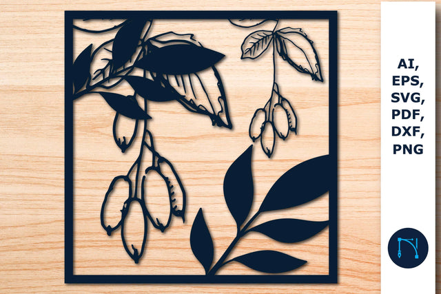 laser cut layer autumn SVG wall decor SVG MD JOYNAL ABDIN 