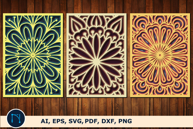 laser cut layer mandala decor SVG Bundle SVG MD JOYNAL ABDIN 