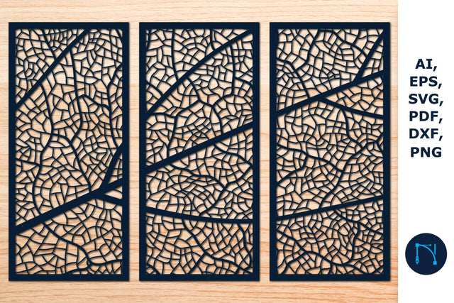 Laser cut Leaf Wall Decor SVG Bundle SVG MD JOYNAL ABDIN 