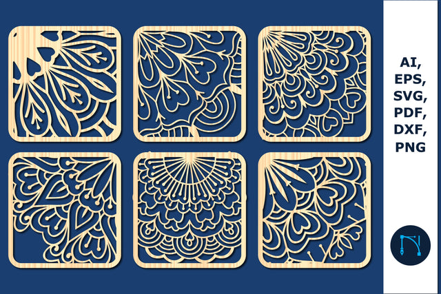 laser cut mandala decor bundle SVG SVG MD JOYNAL ABDIN 