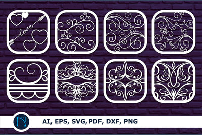 laser cut Ornament decor bundle SVG SVG MD JOYNAL ABDIN 