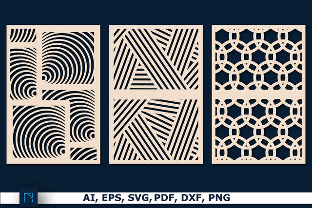 Laser Cut Panel Decor SVG Bundle SVG MD JOYNAL ABDIN 