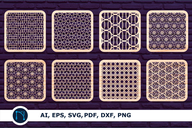 laser cut pattern decor bundle SVG SVG MD JOYNAL ABDIN 