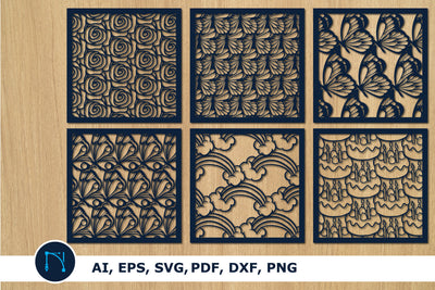 laser cut pattern Wall Decor SVG bundle SVG MD JOYNAL ABDIN 