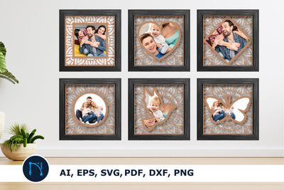 Laser Cut photos Album bundle 3d Svg SVG MD JOYNAL ABDIN 