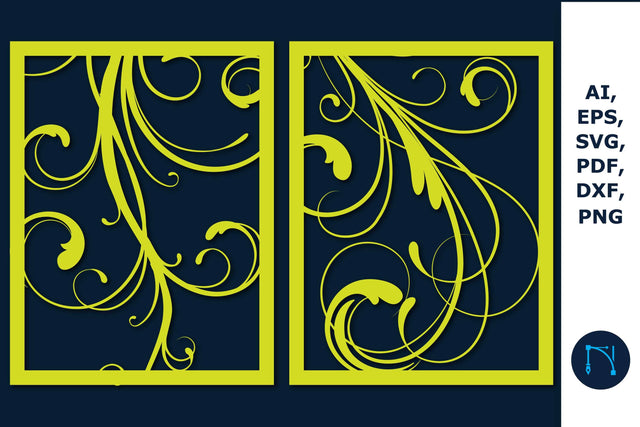 Laser cut Plant Wall Decor SVG Bundle SVG MD JOYNAL ABDIN 