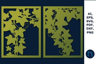Laser cut Plant Wall Decor SVG Bundle SVG MD JOYNAL ABDIN 
