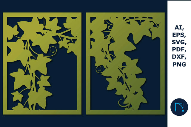 Laser cut Plant Wall Decor SVG Bundle SVG MD JOYNAL ABDIN 