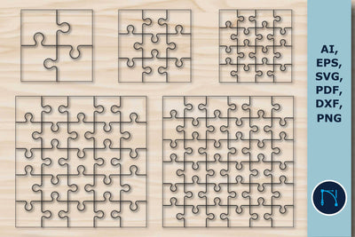 Laser Cut Puzzle SVG Bundle SVG MD JOYNAL ABDIN 