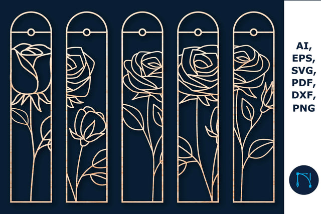 laser cut rose bookmark SVG Bundle SVG MD JOYNAL ABDIN 