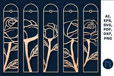 laser cut rose bookmark SVG Bundle SVG MD JOYNAL ABDIN 