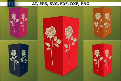 laser cut rose lantern SVG Bundle SVG MD JOYNAL ABDIN 