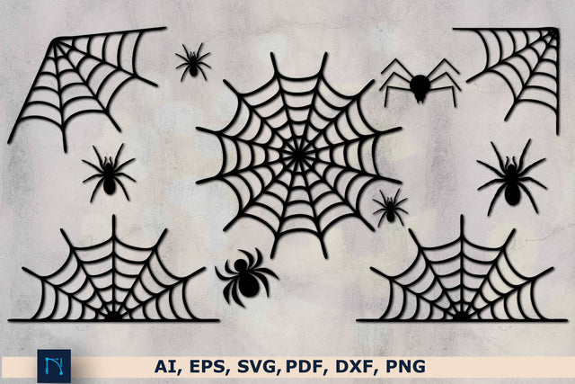 Laser Cut Spiderweb SVG Bundle SVG MD JOYNAL ABDIN 