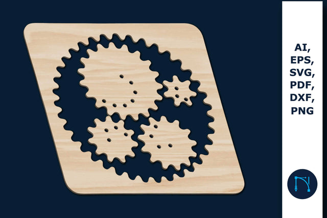 Laser Cut Spirograph Art Kit SVG SVG MD JOYNAL ABDIN 