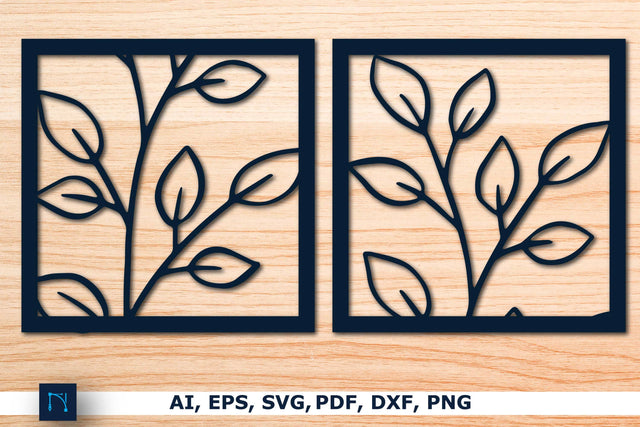 Laser-cut tree leaf Decor SVG bundle SVG MD JOYNAL ABDIN 