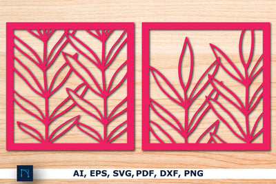 Laser-cut tree leaf Decor SVG bundle SVG MD JOYNAL ABDIN 