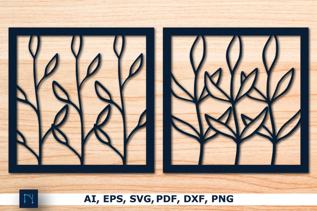 Laser-cut tree leaf Decor SVG bundle SVG MD JOYNAL ABDIN 