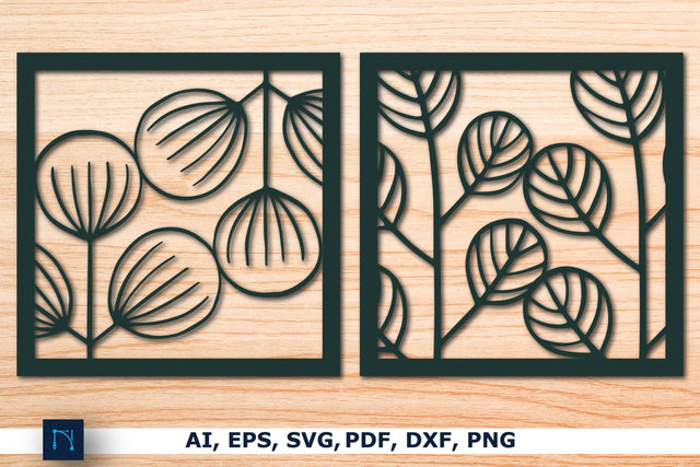 Laser-cut tree leaf Decor SVG bundle SVG MD JOYNAL ABDIN 
