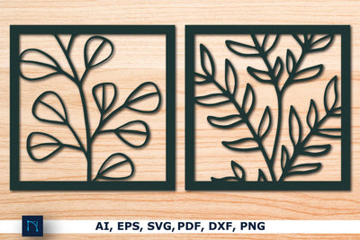 Laser-cut tree leaf Decor SVG bundle SVG MD JOYNAL ABDIN 