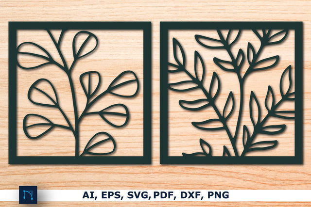 Laser-cut tree leaf Decor SVG bundle SVG MD JOYNAL ABDIN 