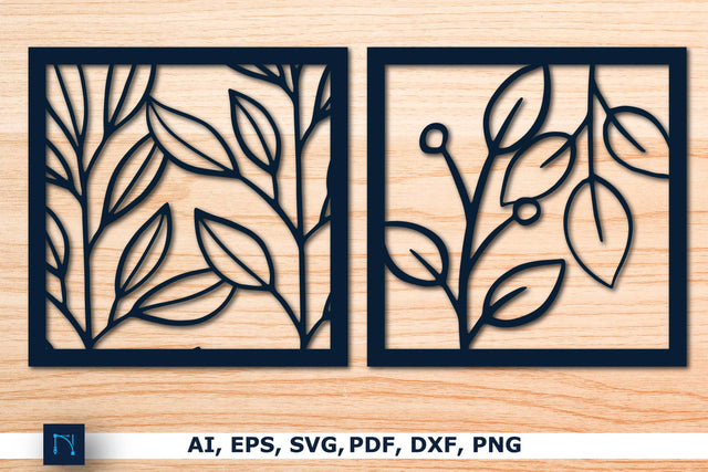 Laser-cut tree leaf Decor SVG bundle SVG MD JOYNAL ABDIN 