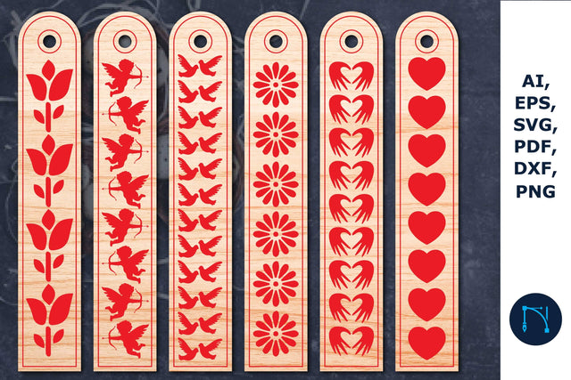 laser cut Valentine bookmark SVG bundle SVG MD JOYNAL ABDIN 