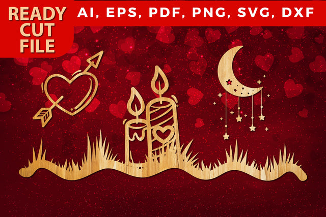 laser cut valentine decor design SVG SVG MD JOYNAL ABDIN 