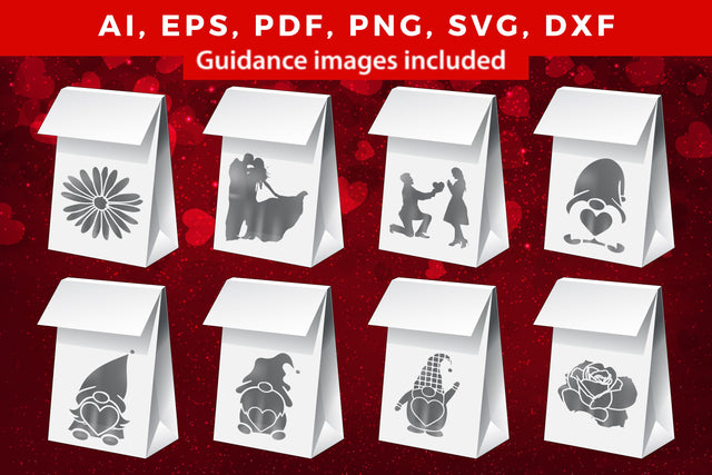 laser cut valentine gift box bundle SVG SVG MD JOYNAL ABDIN 