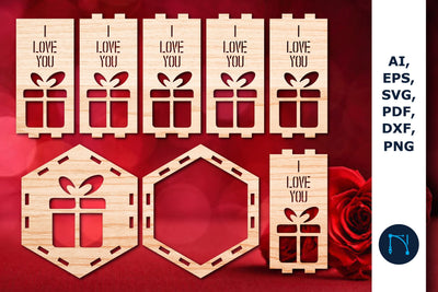 laser cut Valentine lantern SVG Bundle SVG MD JOYNAL ABDIN 