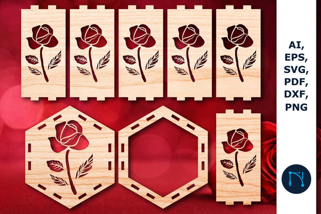 laser cut Valentine lantern SVG Bundle SVG MD JOYNAL ABDIN 
